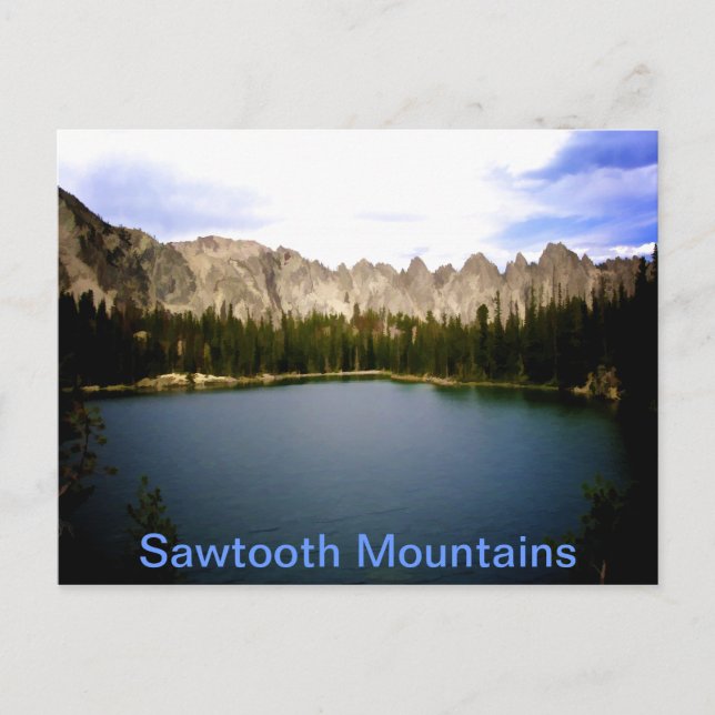 Cartão Postal Lago Montanha (Frente)