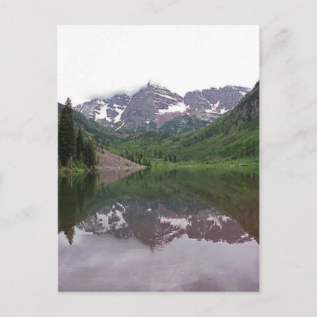 Cartão Postal Lago Montanha (Frente)