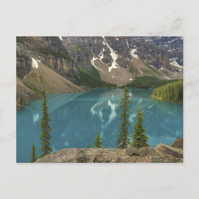Cartão Postal Lago Moraine (Frente)