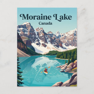 Cartão Postal Lago Moraine Canadá