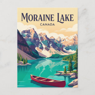 Cartão Postal Lago Moraine Canadá