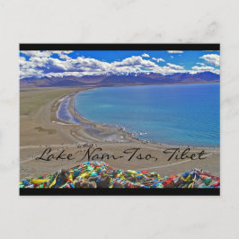 Cartão Postal Lago Nam-Tso no Tibete