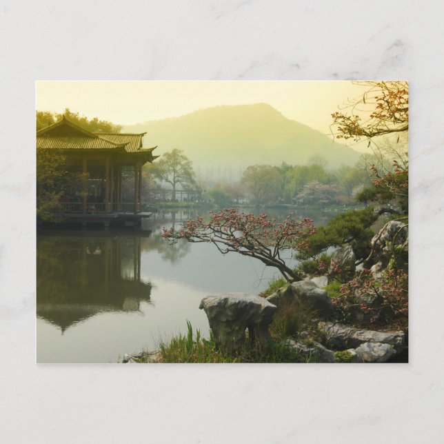 Cartão Postal lago oeste, China (Frente)