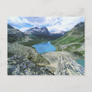 Cartão Postal Lago O'Hara, Yoho NP, BC, Canadá