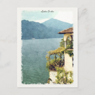 Cartão Postal Lago Orta San Giulio