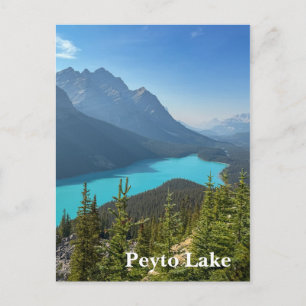 Cartão Postal Lago Peyto em Banff Canadá