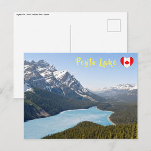 Cartão Postal Lago Peyto - Parque Nacional Banff, Alberta, Canad