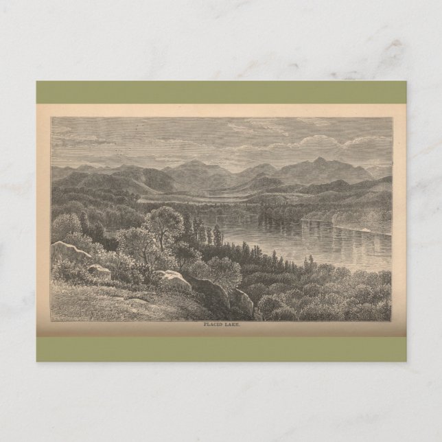 Cartão Postal Lago Plácido (Frente)