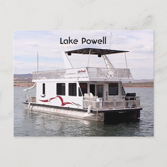 Cartão Postal Lago Powell: Agregado doméstico, Arizona, EUA 9 (Frente)