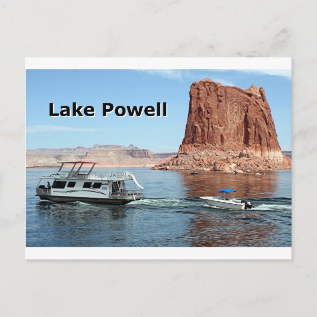 Cartão Postal Lago Powell (legenda) (Frente)