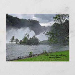 Cartão Postal lago raystown spillway penhor
