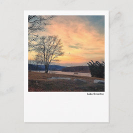 Cartão Postal Lago Scranton-Janeiro Sunrise