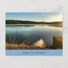 Cartão Postal Lago Scranton-Twilight Landscape