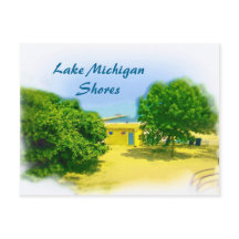 Lago Shores da praia de Chicago