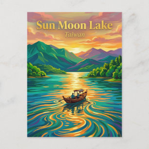 Cartão Postal Lago Sol e Lua Taiwan