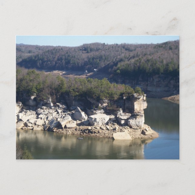 Cartão Postal Lago Summersville (Frente)