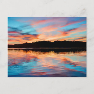 Cartão Postal Lago Sunset