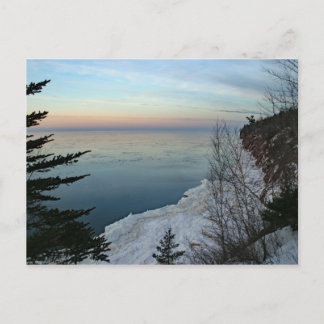 Cartão Postal Lago Superior Cliff, Península Superior do Michiga