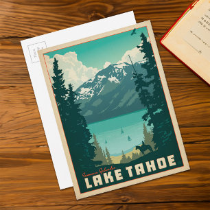 Cartão Postal Lago Tahoe Califórnia e Nevada