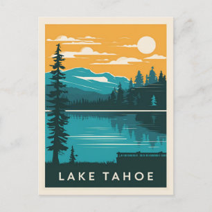 Cartão Postal Lago Tahoe California Nevada