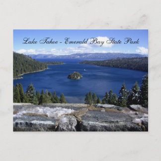 Cartão Postal Lago Tahoe - Parque Estadual da Baía de Emerald