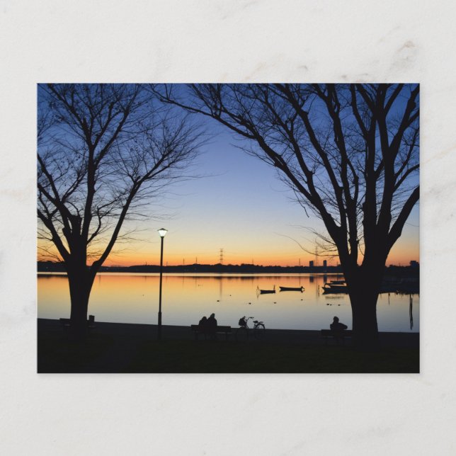 Cartão Postal Lago Teganuma: Chiba, Japão (Frente)