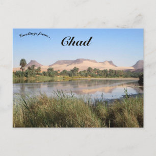 Cartão Postal Lago Teguidei Chad