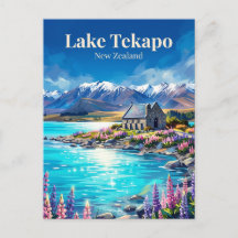 Lago Tekapo Nova Zelândia