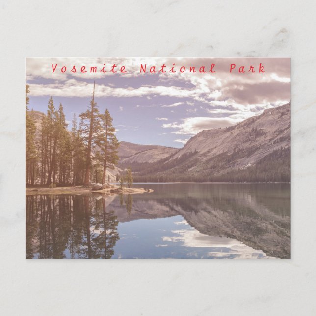 Cartão Postal Lago Tenaya (Frente)