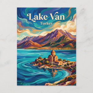 Cartão Postal Lago Van Turquia