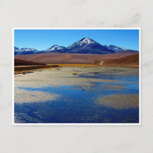 Cartão Postal lago-volcano