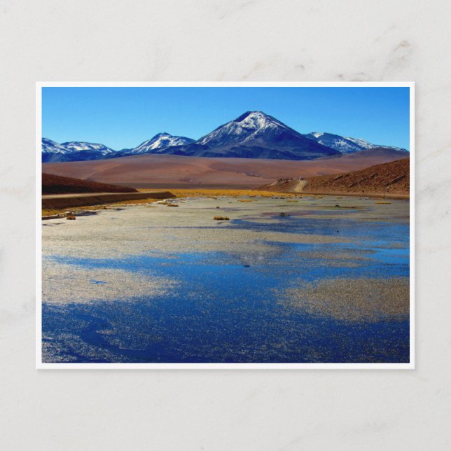 Cartão Postal lago vulcão (Frente)