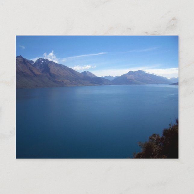 Cartão Postal Lago Wakatipu (Frente)