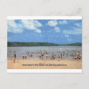 Cartão Postal Lago Wallenpaupack White Beauty View Vintage