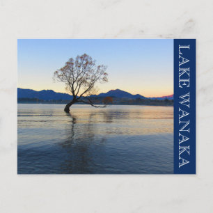 Cartão Postal lago wanaka blues