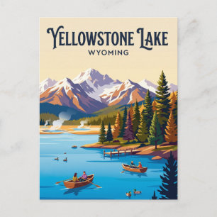 Cartão Postal Lago Yellowstone EUA