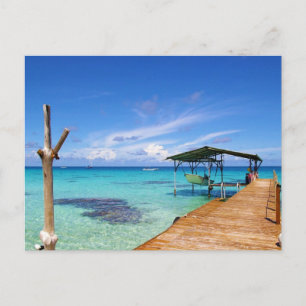 Cartão Postal Lagoa Interior de Fakarava Rotoava Polinésia Franc