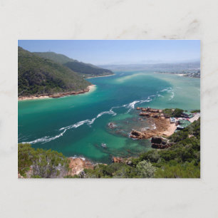 Cartão Postal Lagoa Knysna, Rota do Jardim, Cabo Ocidental