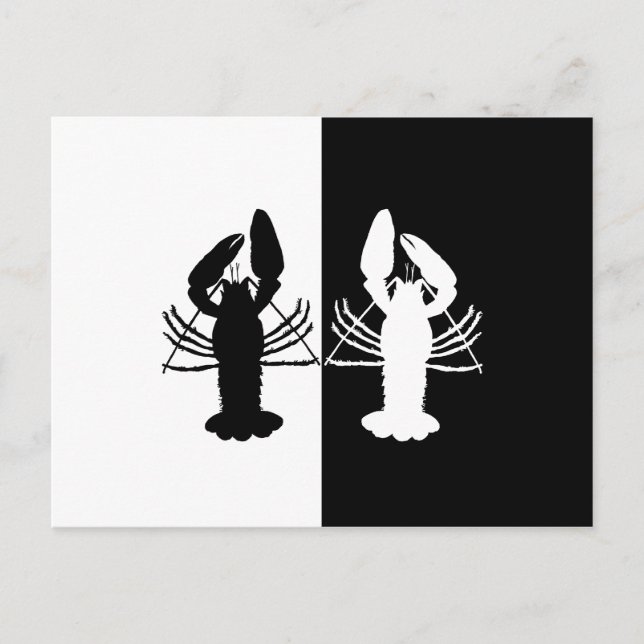 Cartão Postal Lagosta (Frente)