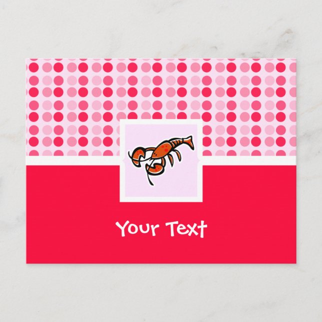 Cartão Postal Lagosta (Frente)