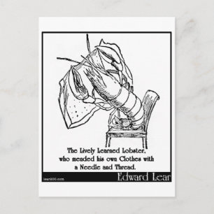 Cartão Postal Lagosta Aprendida