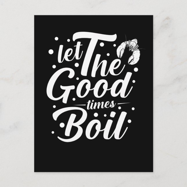 Cartão Postal Lagostas fervem lagostas Engraçadas Lagostas Cozin (Frente)