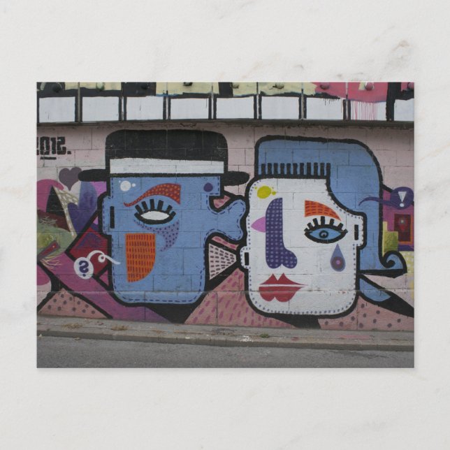 Cartão Postal Lágrimas de alegria (Frente)