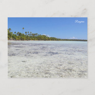 Cartão Postal Laguna Azul de Rangiroa