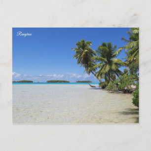 Cartão Postal Laguna Azul de Rangiroa