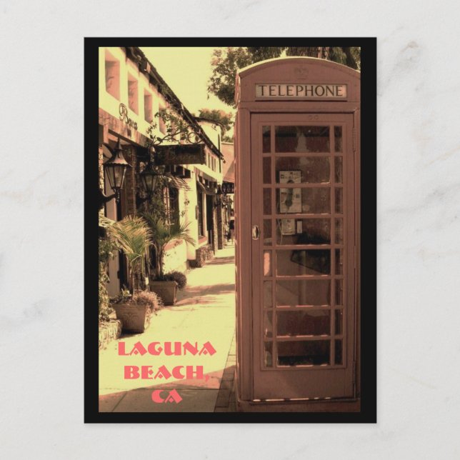 Cartão Postal Laguna Beach, CA (Frente)