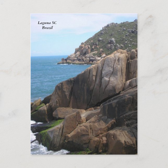 Cartão Postal Laguna - SC - Brasil (Frente)