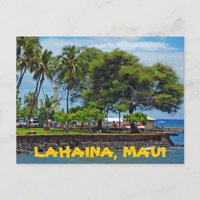 CARTÃO POSTAL LAHAINA, MAU (Frente)