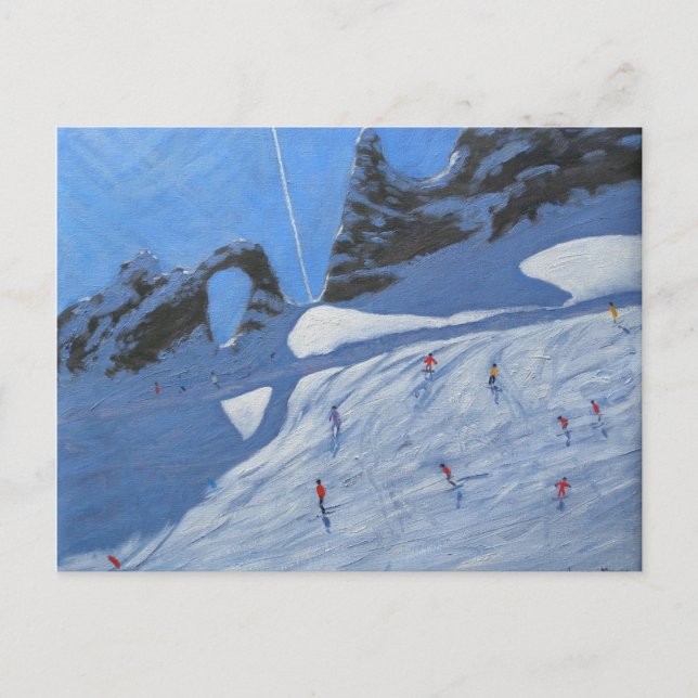 Cartão Postal L'aiguille Percee Tignes 2009 (Frente)