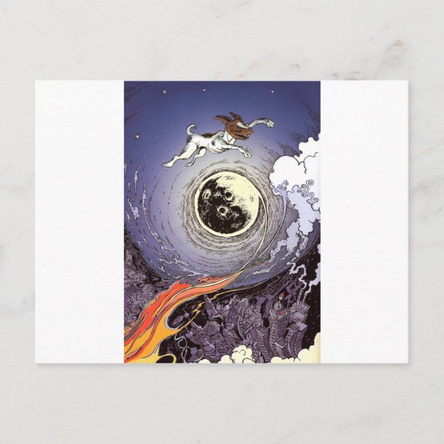 Cartão Postal laika (Frente)